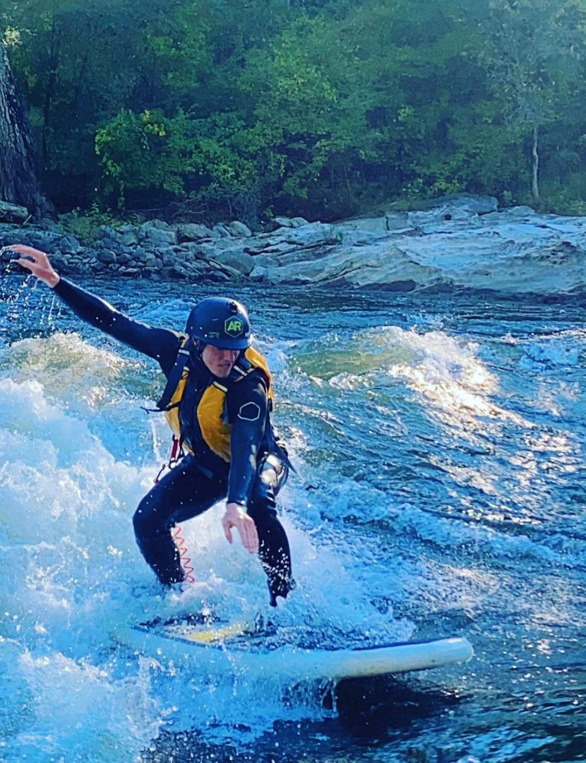 Adventure Recovery surfing river
