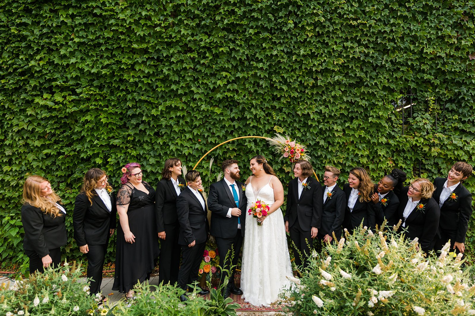 Meg + Xander's Bright Summer Wedding