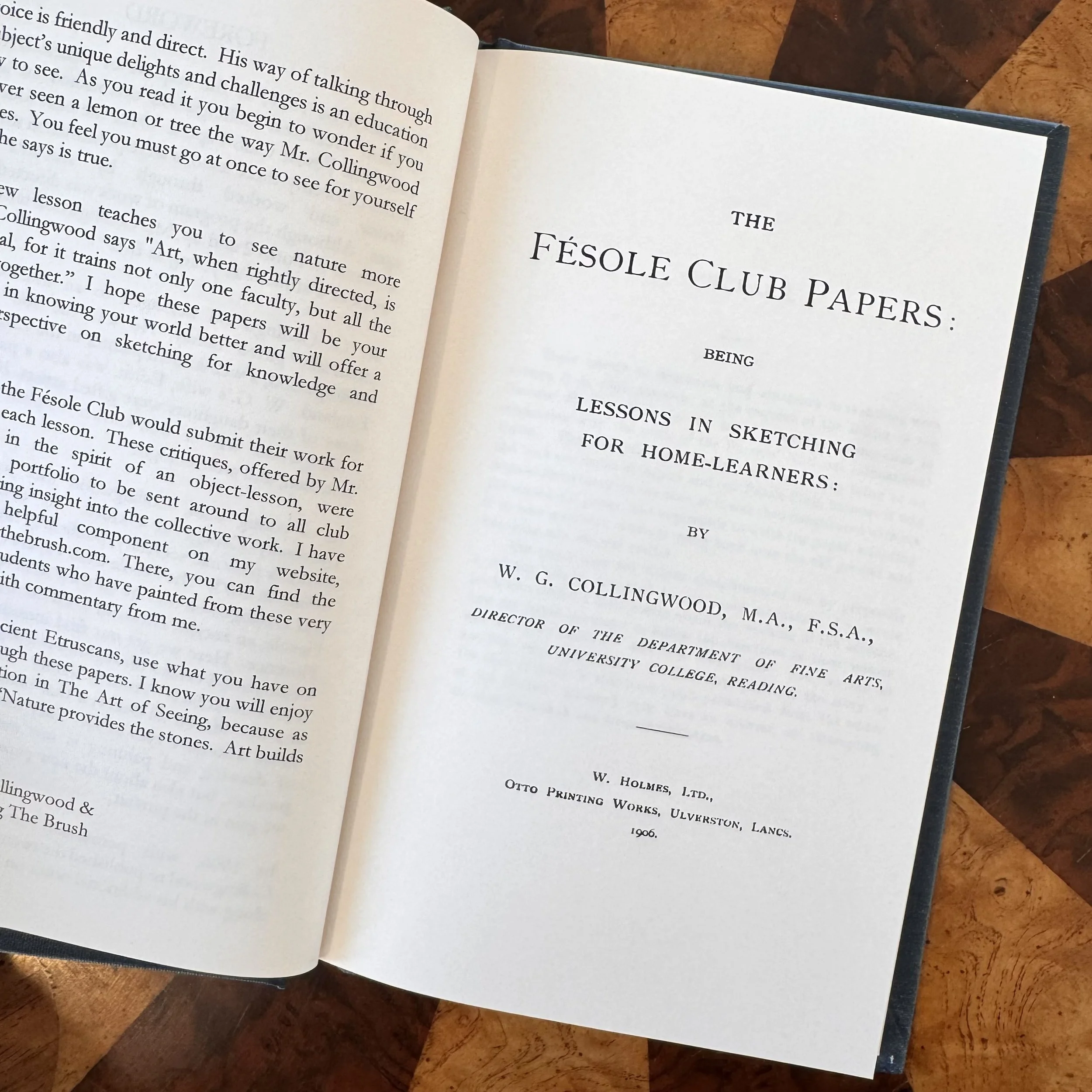 Fésole Club Papers by Collingwood