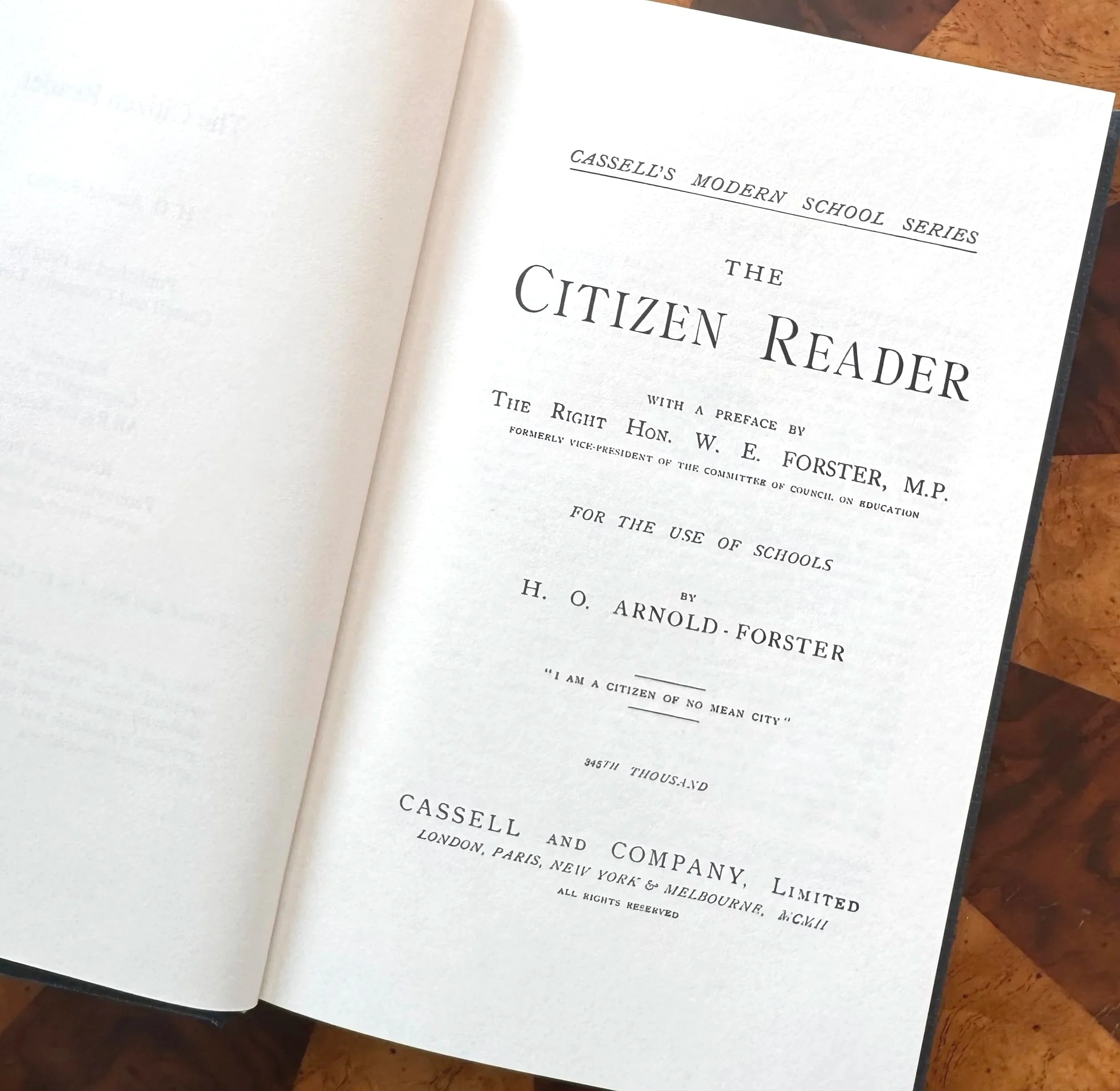 The Citizen Reader by Arnold-Forster