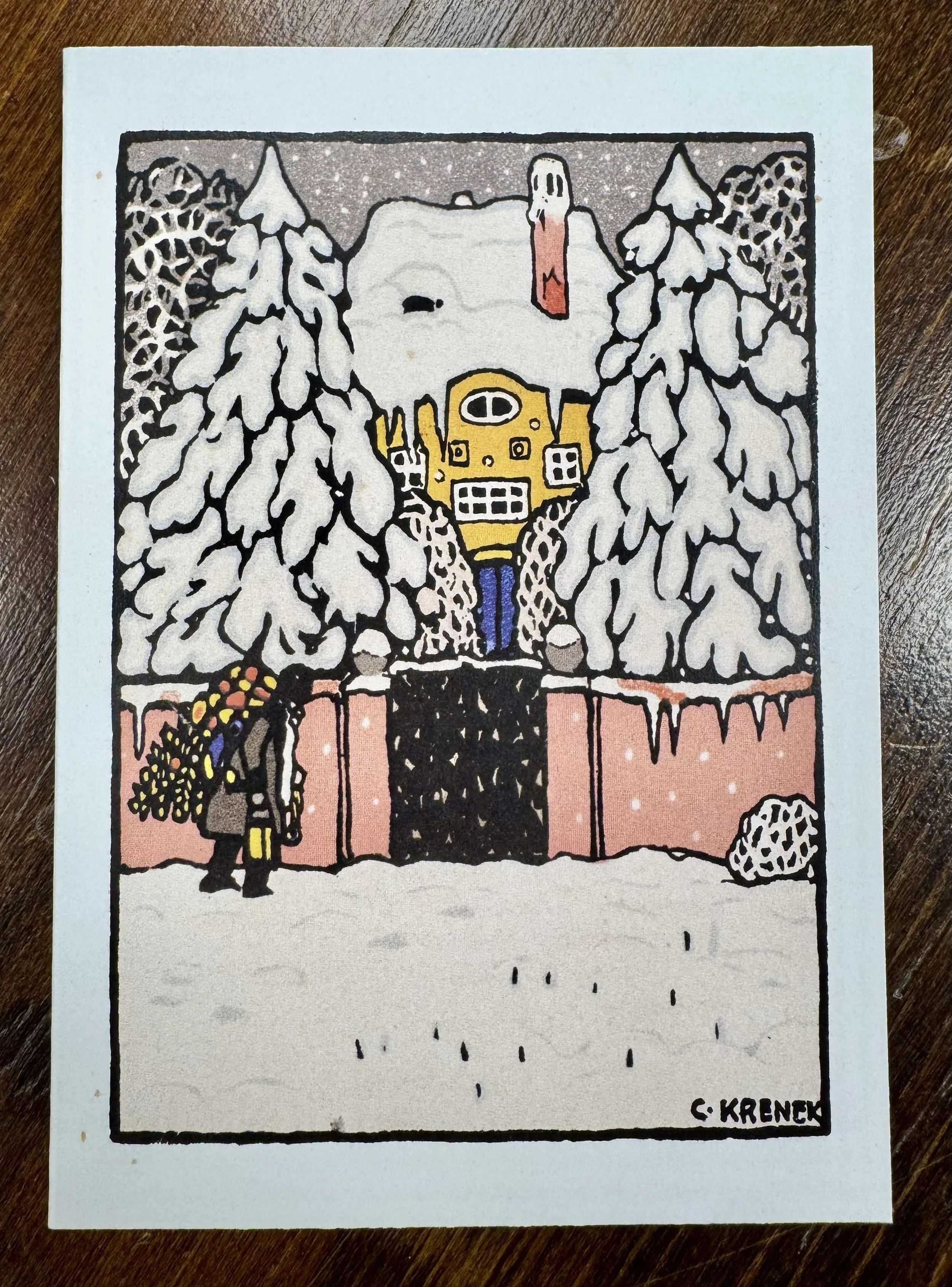 Winter Card Yellow House.jpg