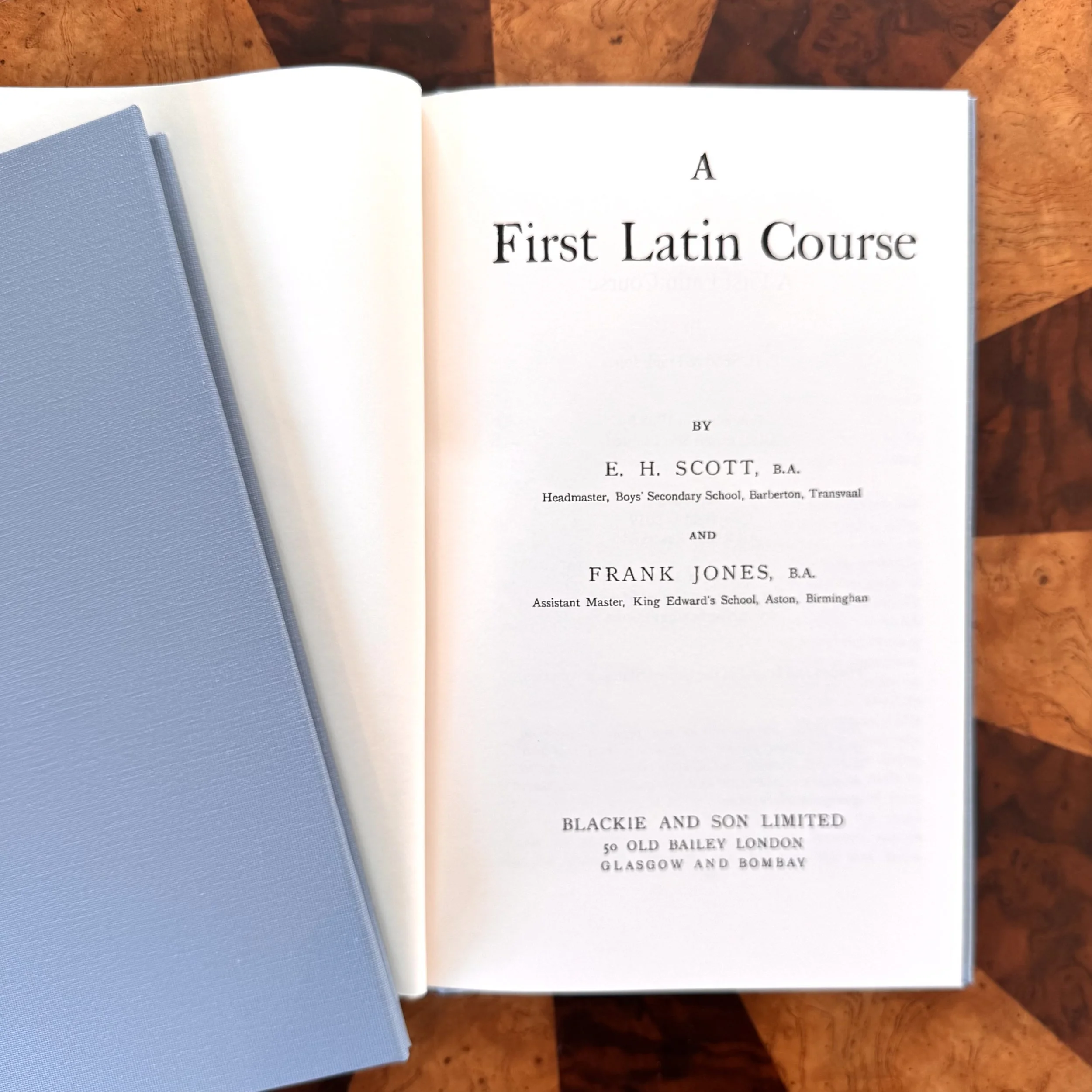 A First Latin Course by Scott and Jones
