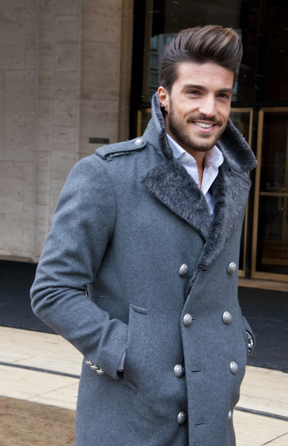 Mariano Di Vaio wearing coat by Alexander Nash #mancandy