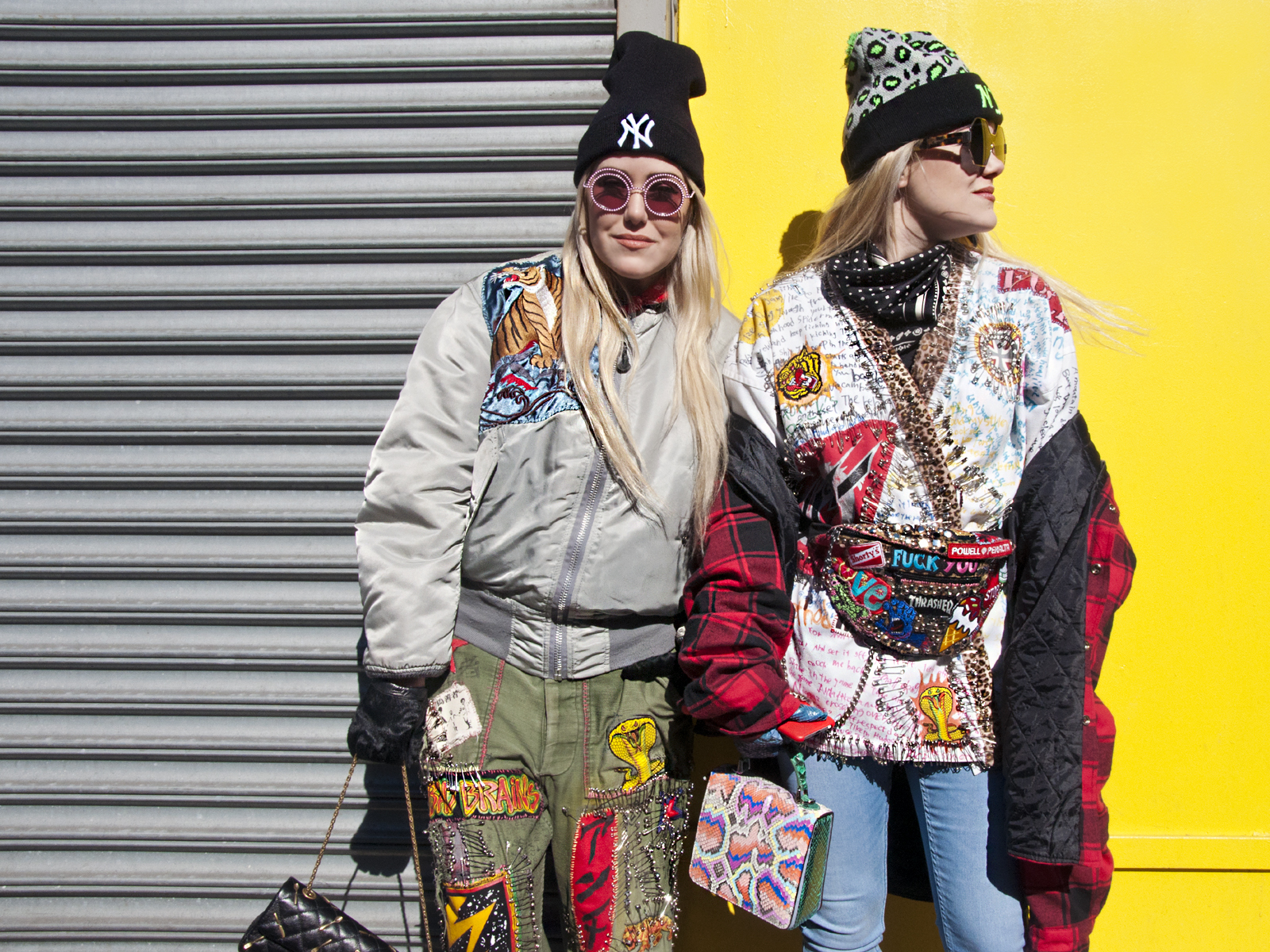 Twin sisters Sam and Cailli Beckerman from the Beckerman Blog