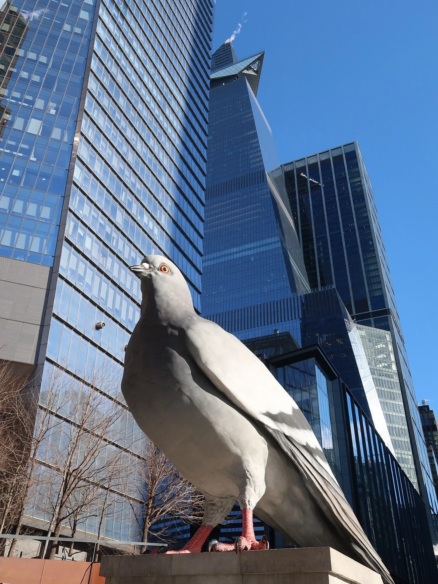 breakfast with the biggest bird on the block 🐦🥯🏙️

stopped at @russanddaughters to grab a bagel omw to @nychighline to bid farewell to &ldquo;dinosaur&rdquo; on saturday 🥲 such a fun experience walking up to it on 10th ave, and sitting with it to