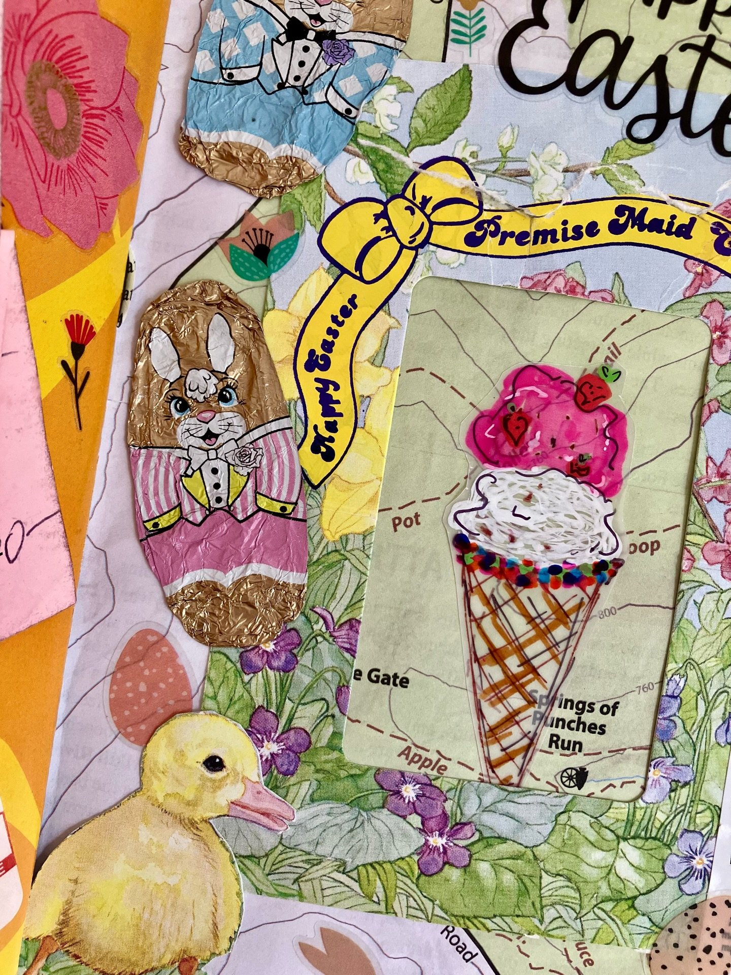 april, when did you get so hot? 🥵 easter eve in PA felt more like summer than it did spring (very much like this week in NJ 🫠) - which called for a double scoop cone from @premisemaid 🍦 they have the BEST homemade waffle cones 👌 I got a scoop of 