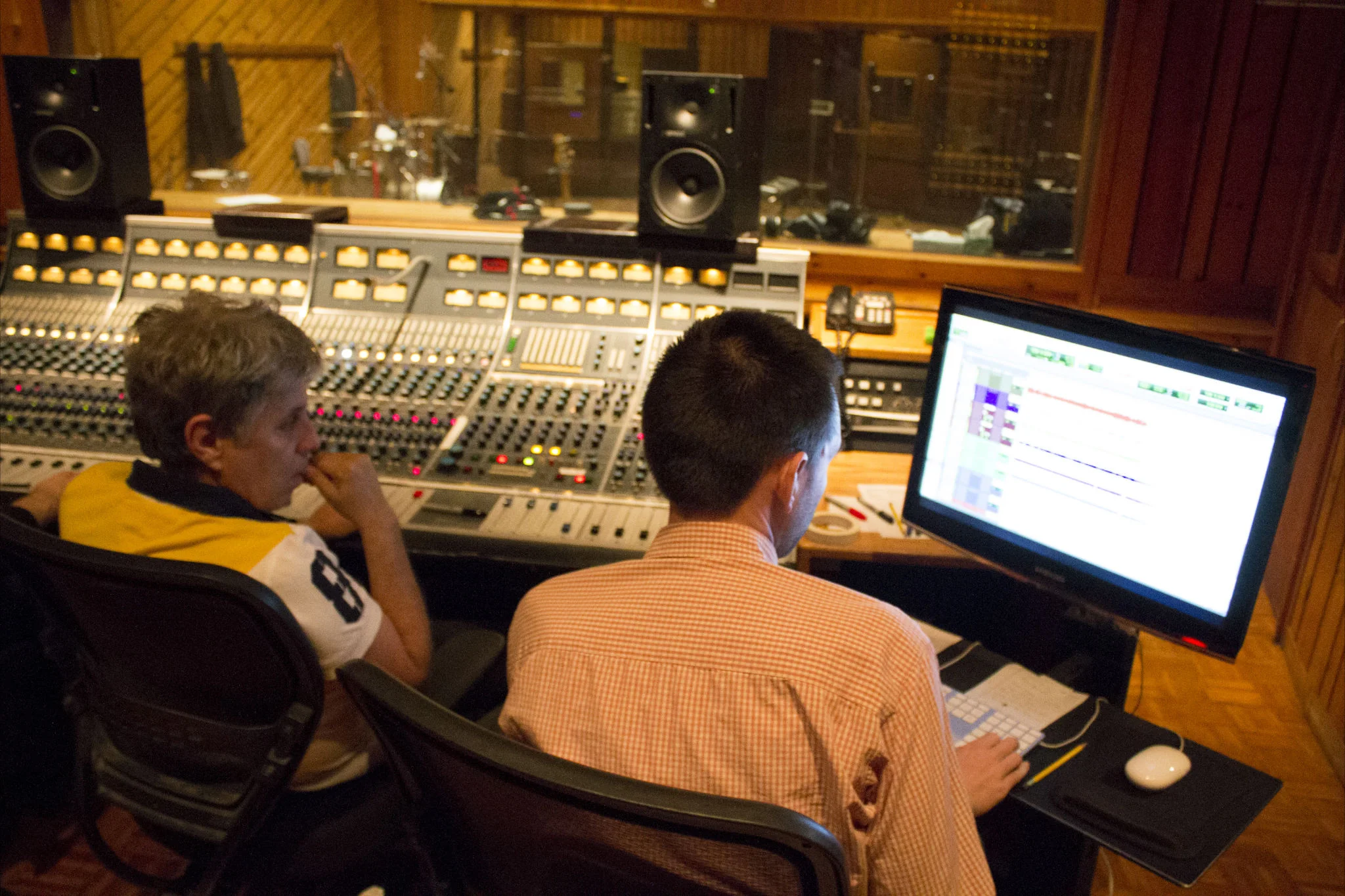 Dirigindo a gravação no Avatar Studios - NY