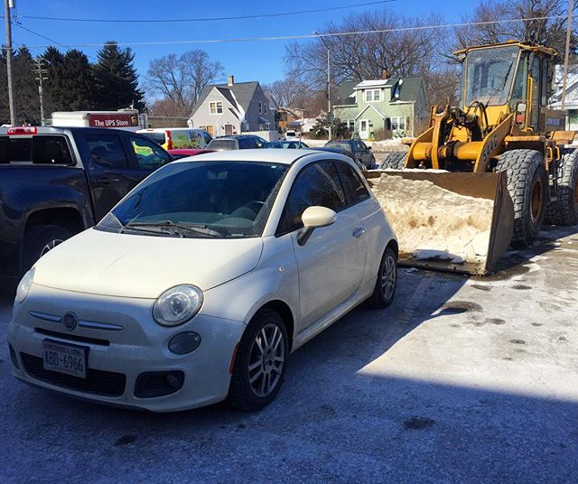 I think they thought my car was a giant snowball! 🤣😂😅😃🙂😐 #madisonwisconsin