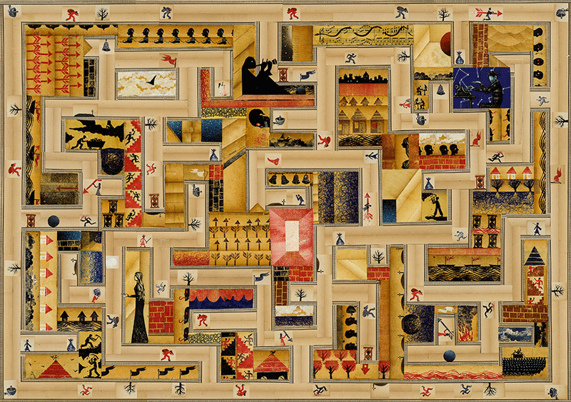 Adrian-Williams "Dear Prester John" (2014) technique mixte sur papier (70cm x 100cm)
