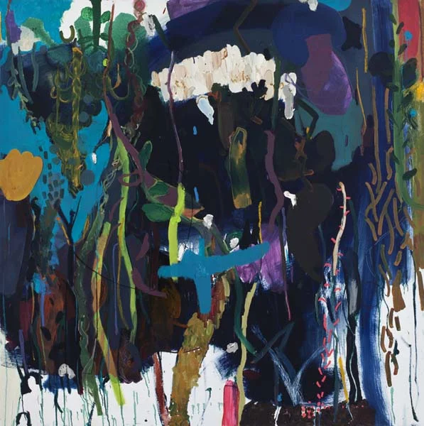 Mirana Zuger Graveyard Painting (2010) huile sur toile (168cm x 168cm)