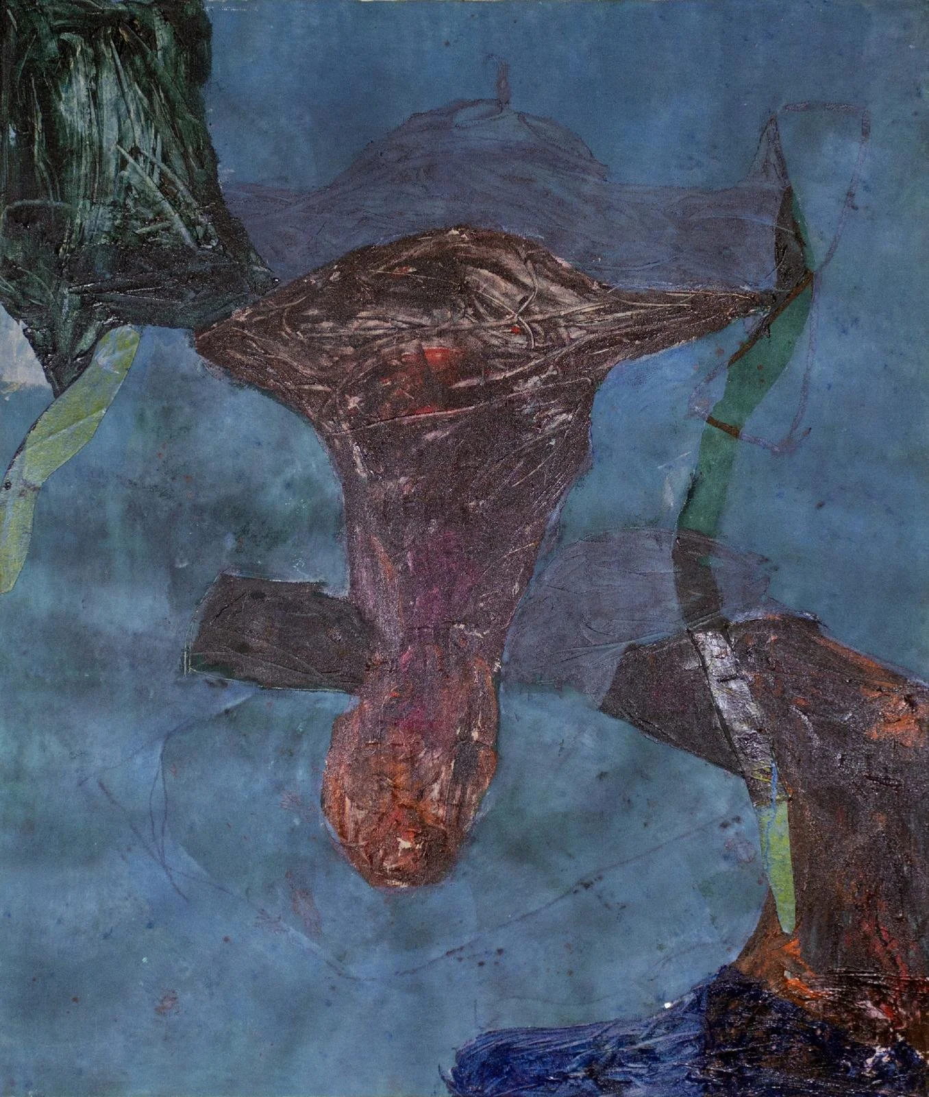  Marc Garneau 'Le Noeud' (1991) technique mixte sur toile (122cm x 102cm)