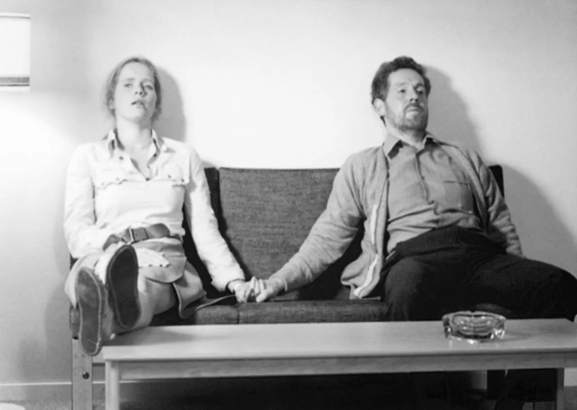 Marianne (Liv Ullman) and Johan (Erland Josephson) in Ingmar Bergman's Scenes from a Marriage (1973).