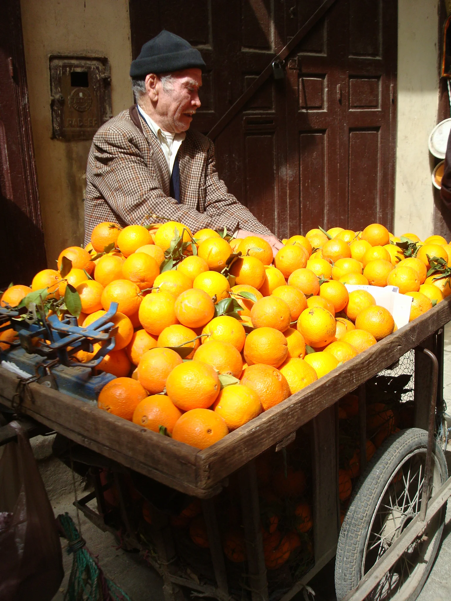 Vendor in Meknes, Morocco