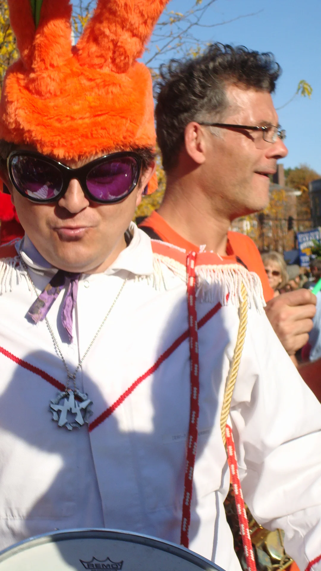 Performer in Harvard Square, MA
