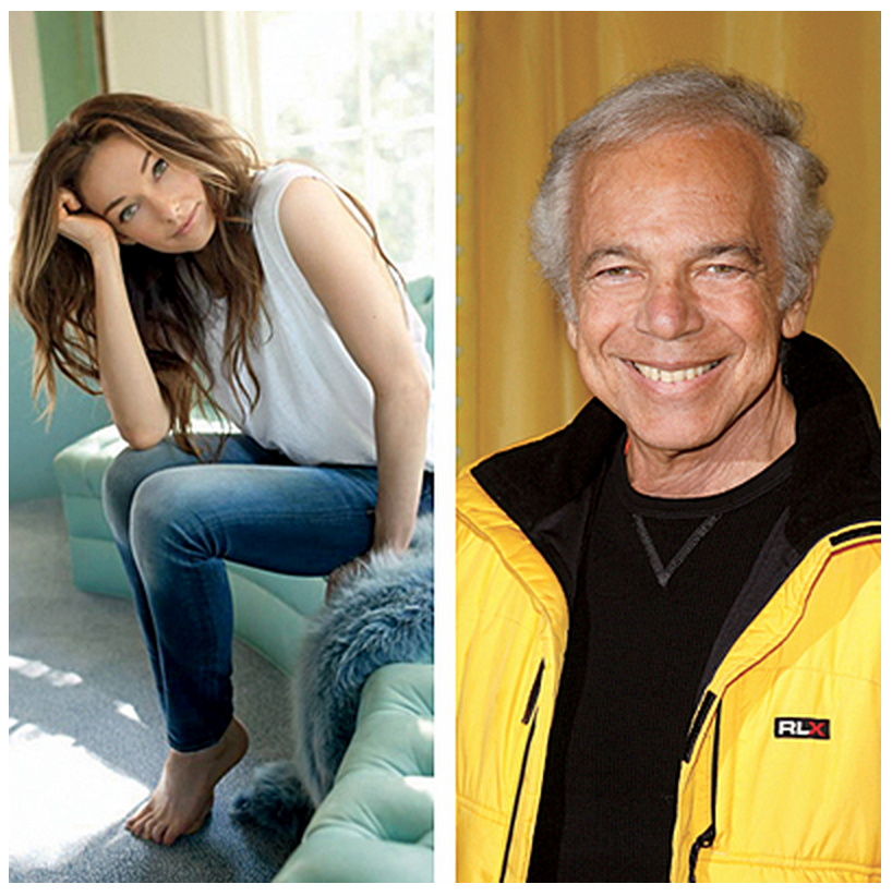Kelly Wearstler (left) and Ralph Lauren. Photo from Coastal Living 