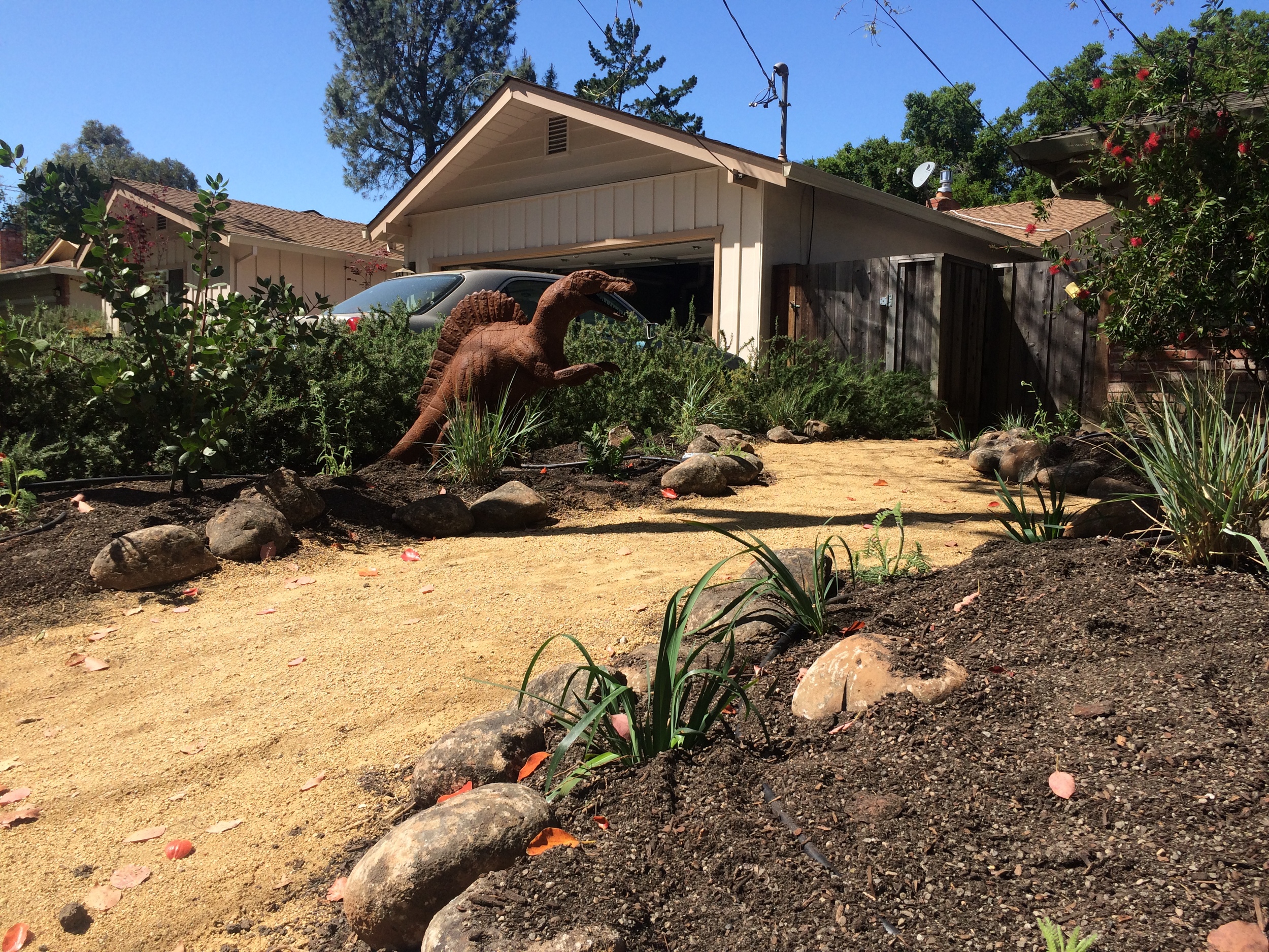 Dinosaur Garden in Palo Alto