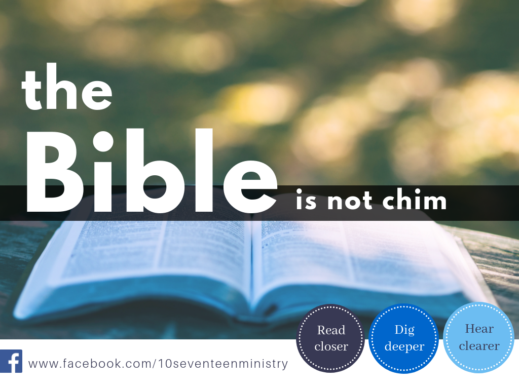 Event: THE BIBLE IS NOT CHIM Speaker : Stephen Chan Date: 28 Feb THU Time: 7:30 to 10:00pm VENUE: ALBY Events 111 North Bridge Road, Peninsula Plaza #05-09 (City Hall MRT) (Parking available at Capitol Piazza. $3 per entry after 6pm on weekdays) Fee: $10 (includes $5 voucher)