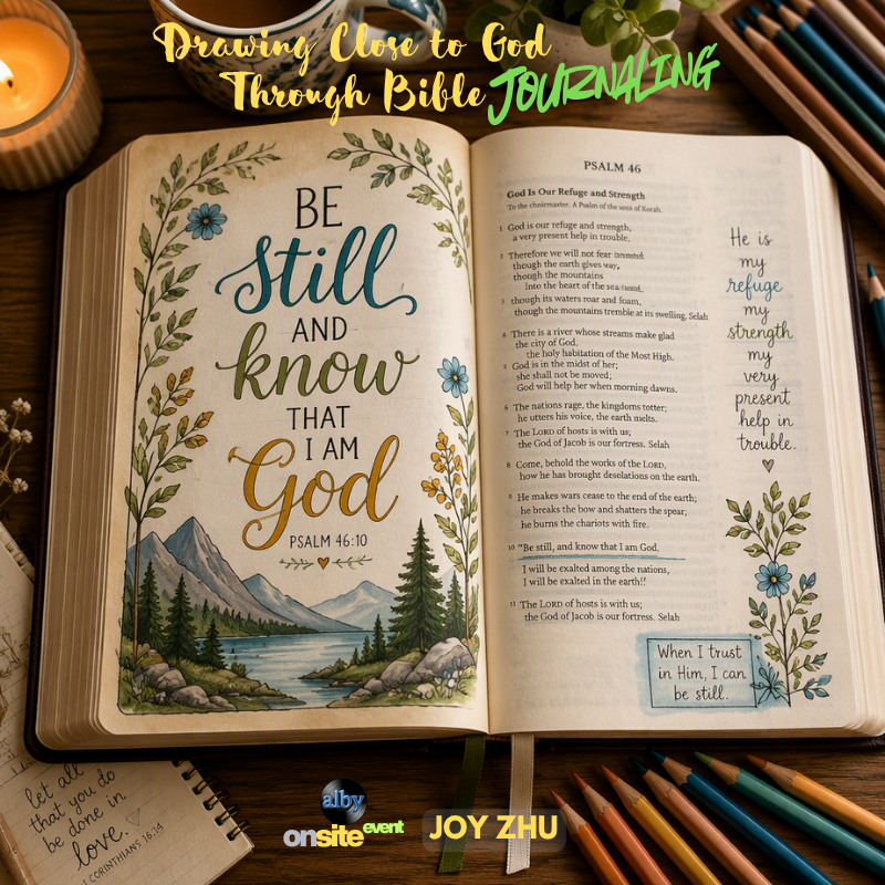 Drawing Close to God Through Bible Journaling | On-Site Event | 