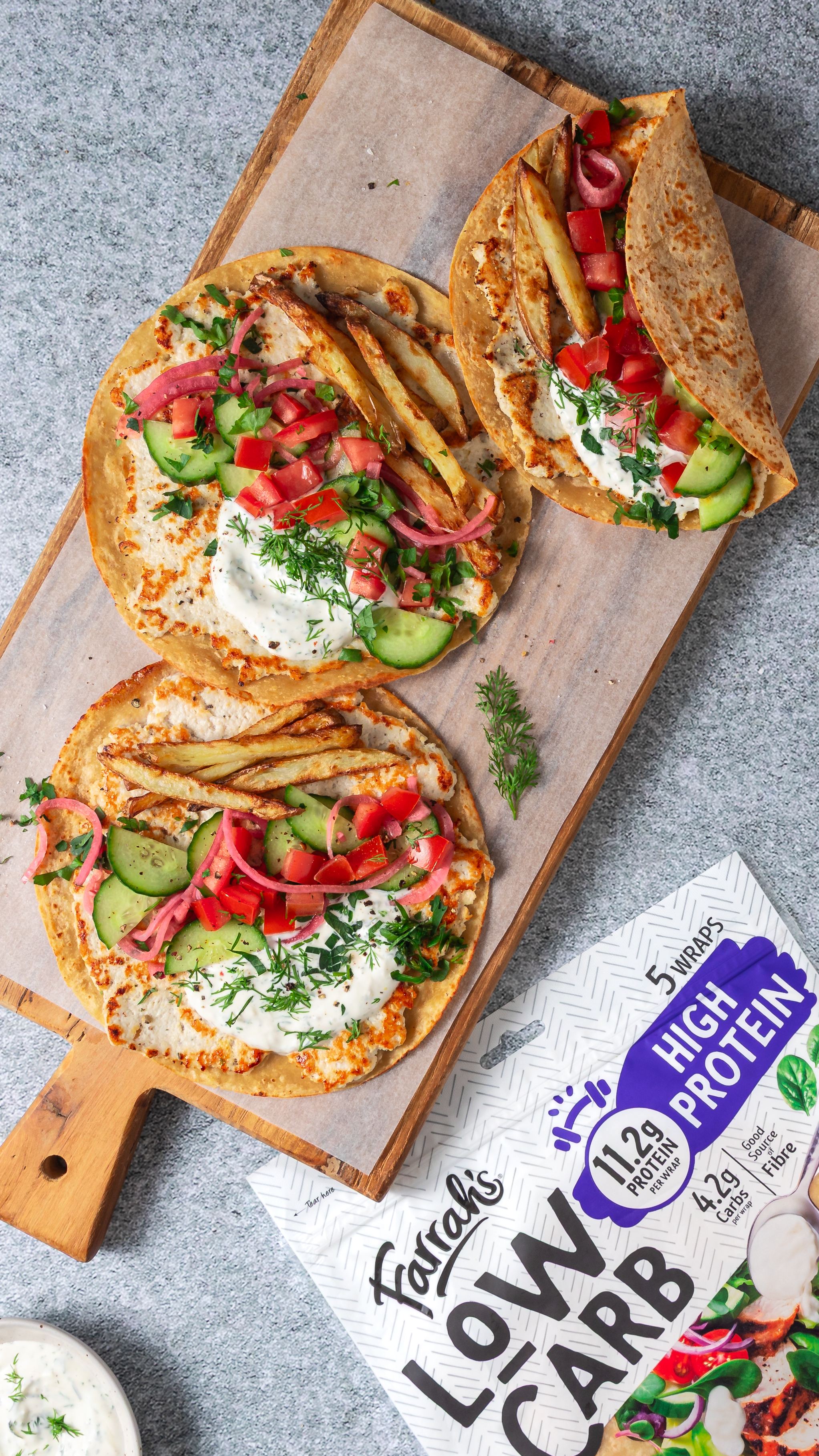 Pran's Wraps High Protein Chicken Smash Wraps — Farrah's