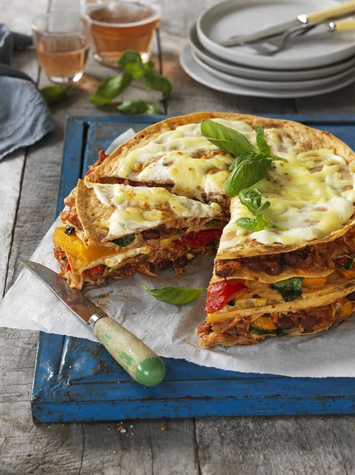 Mexican Chicken Stack — Farrah's