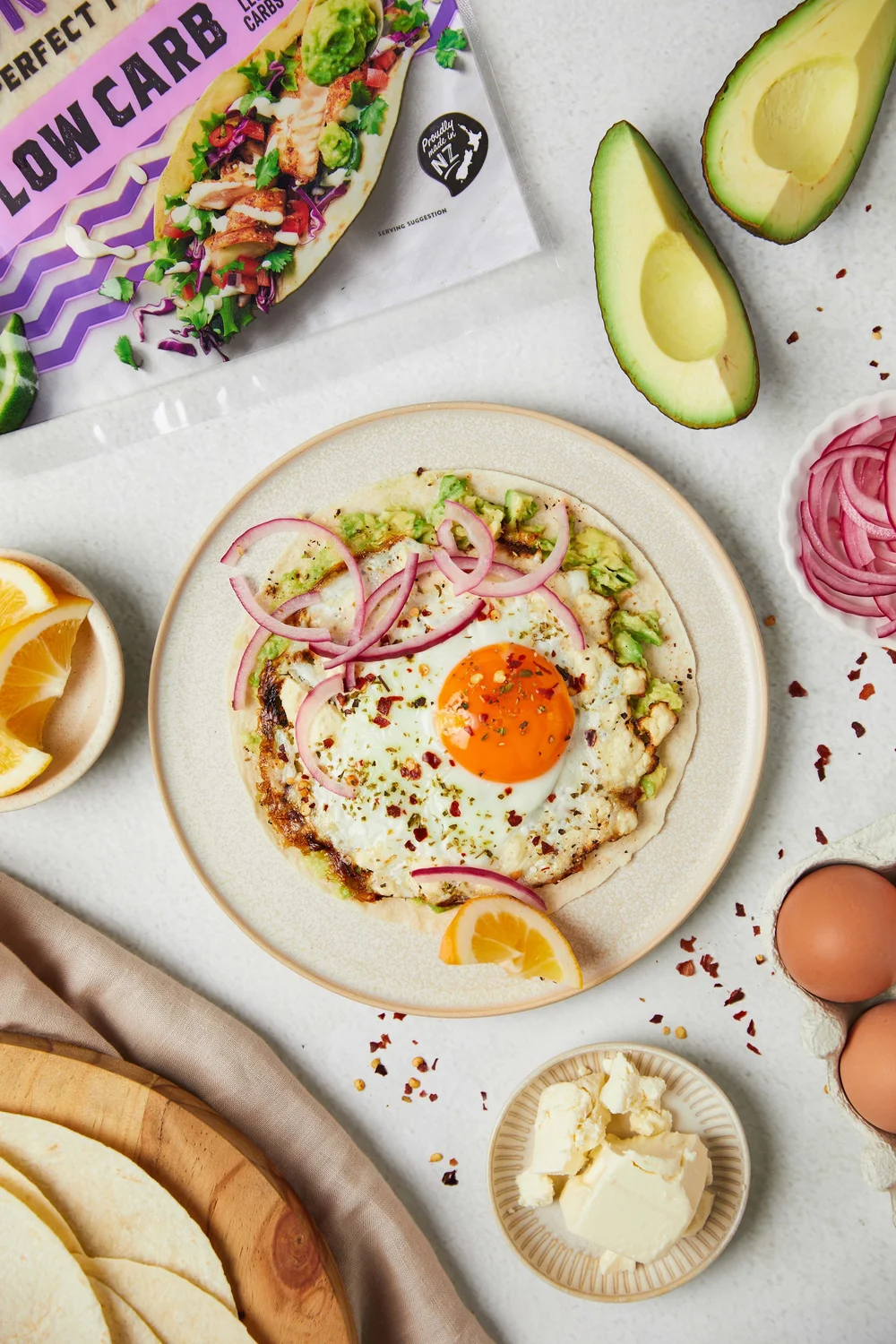 Feta Fried Egg Taco — Farrah's