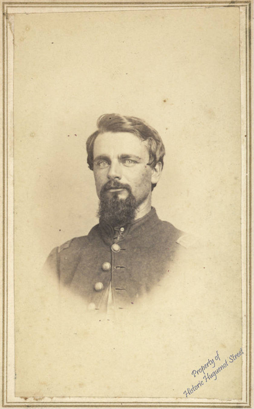 Studio portrait of Johannes LeFevre, ca. 1860 From the Historic Huguenot Street Collections