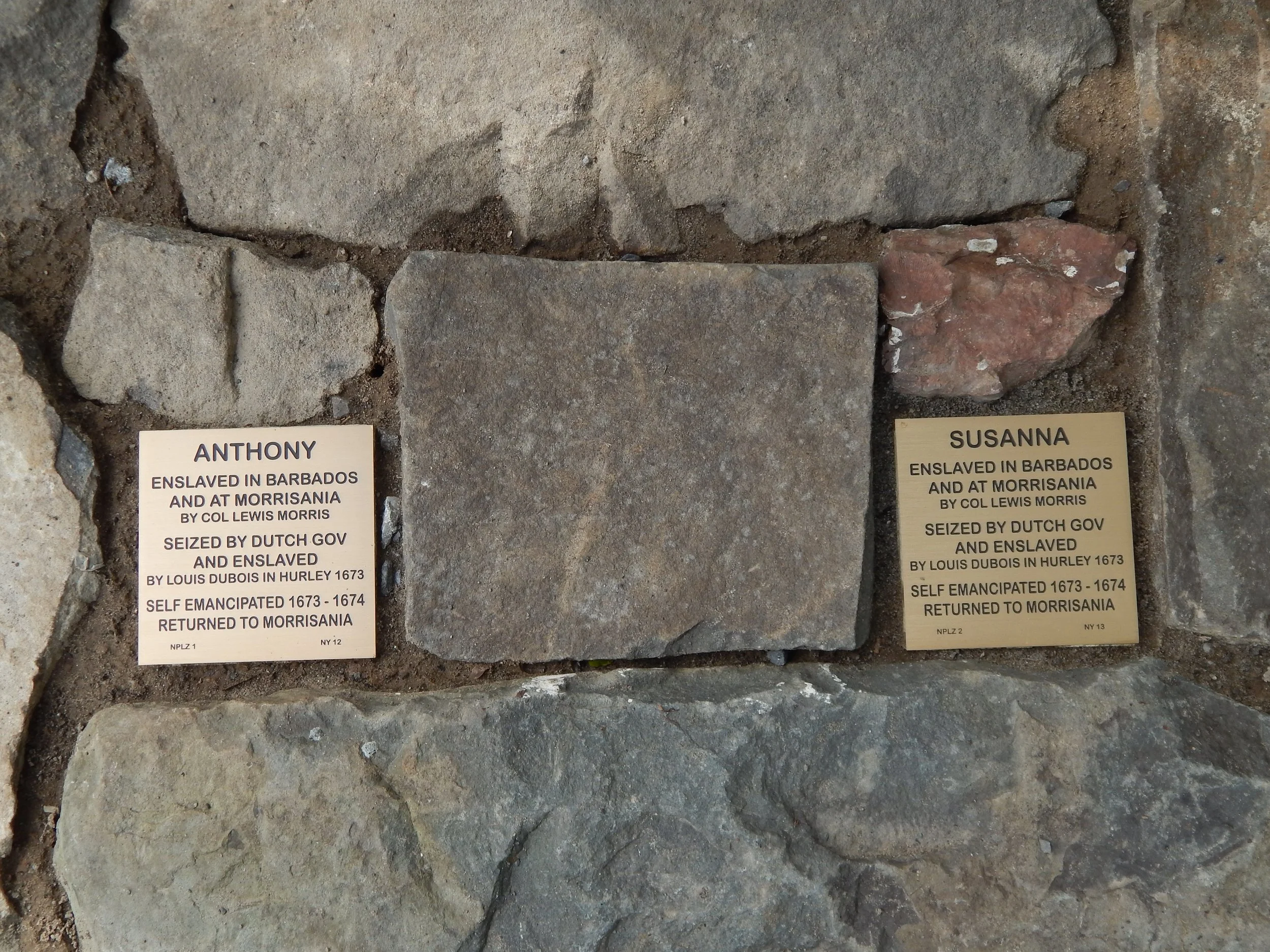 Anthony &amp; Susanna Witness Stone Ceremony hosted by Dr. Margaret Wade-Lewis Center and Historic Huguenot Street