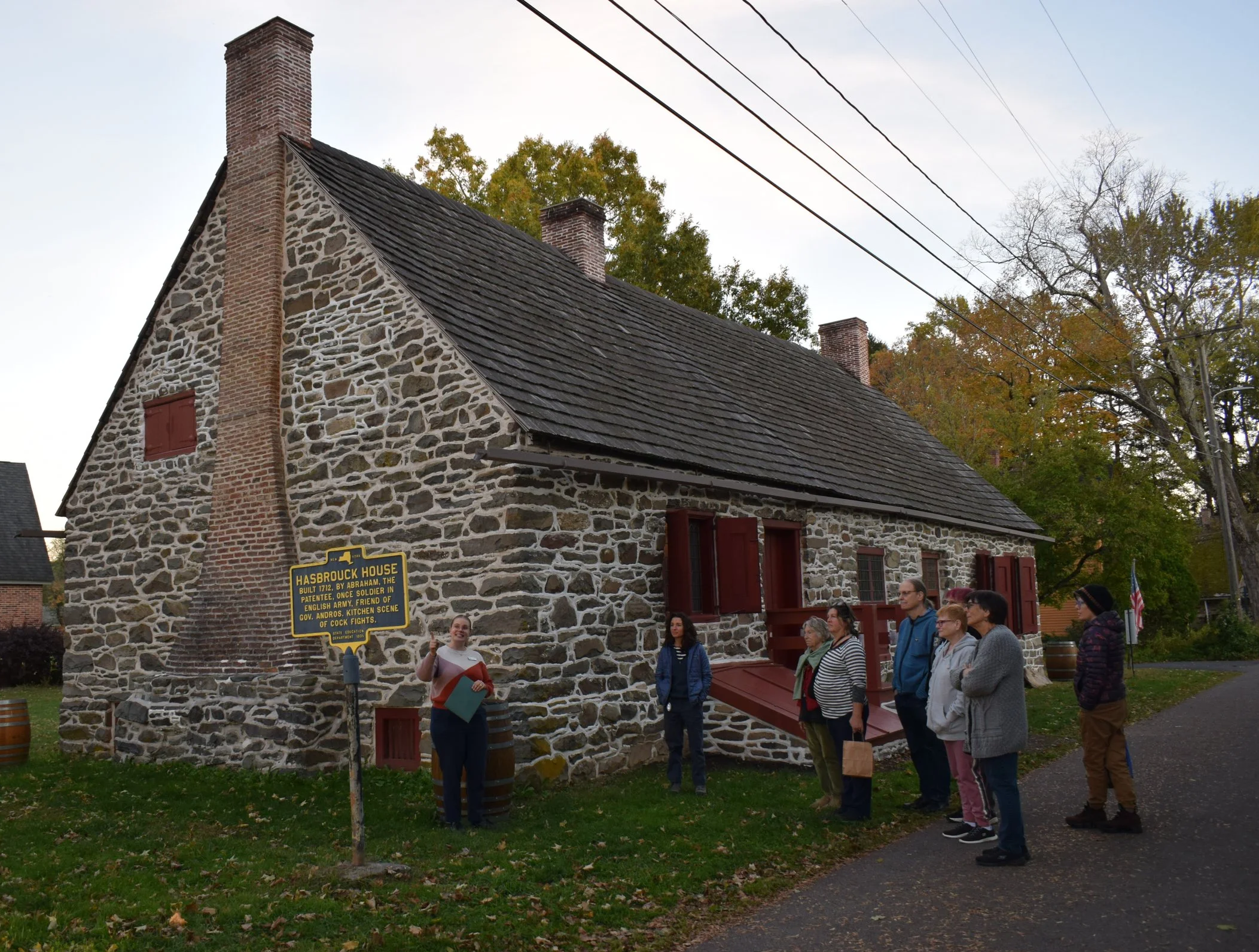 "The Pursuit of Happiness: The Revolution Along Huguenot Street," a guided tour featuring the Daniel Hasbrouck House