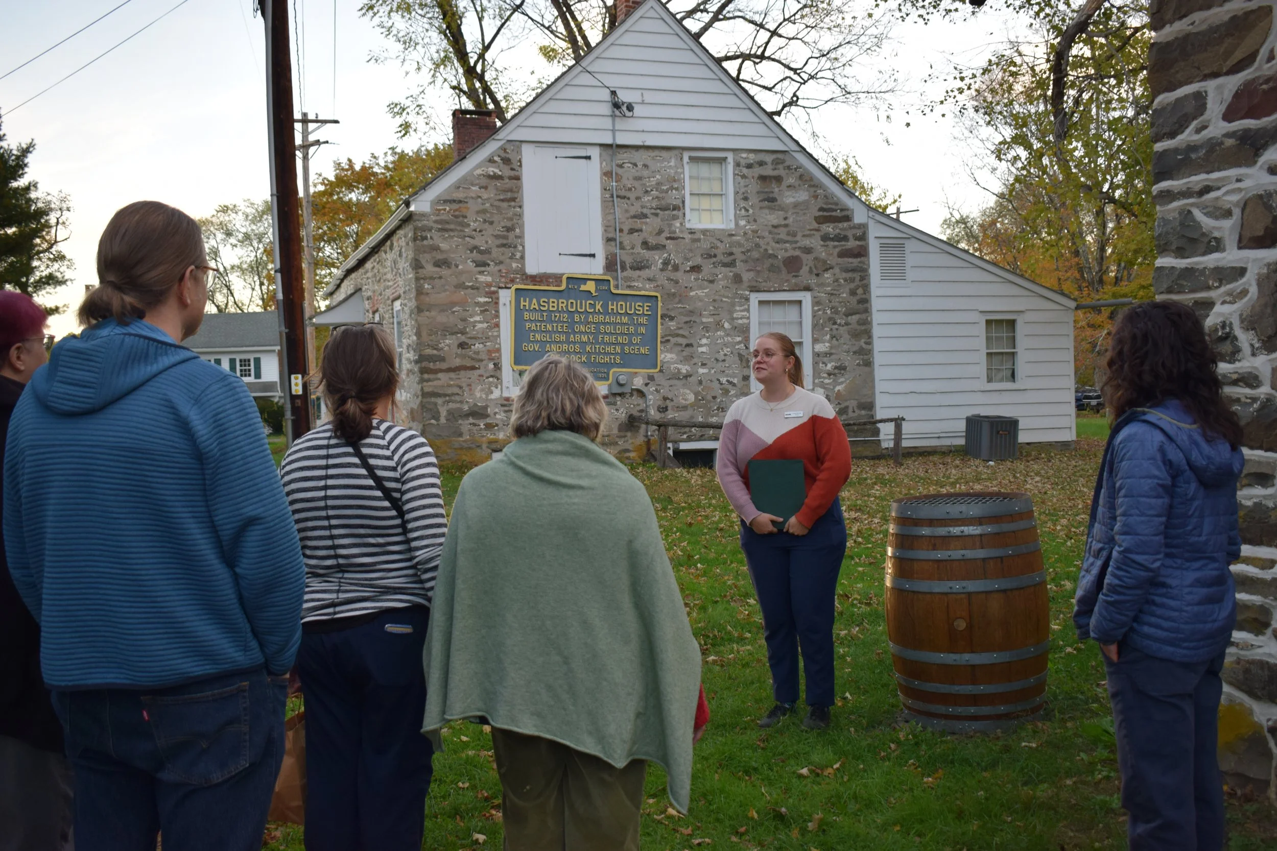 "The Pursuit of Happiness: The Revolution Along Huguenot Street," a guided tour featuring the Daniel Hasbrouck House