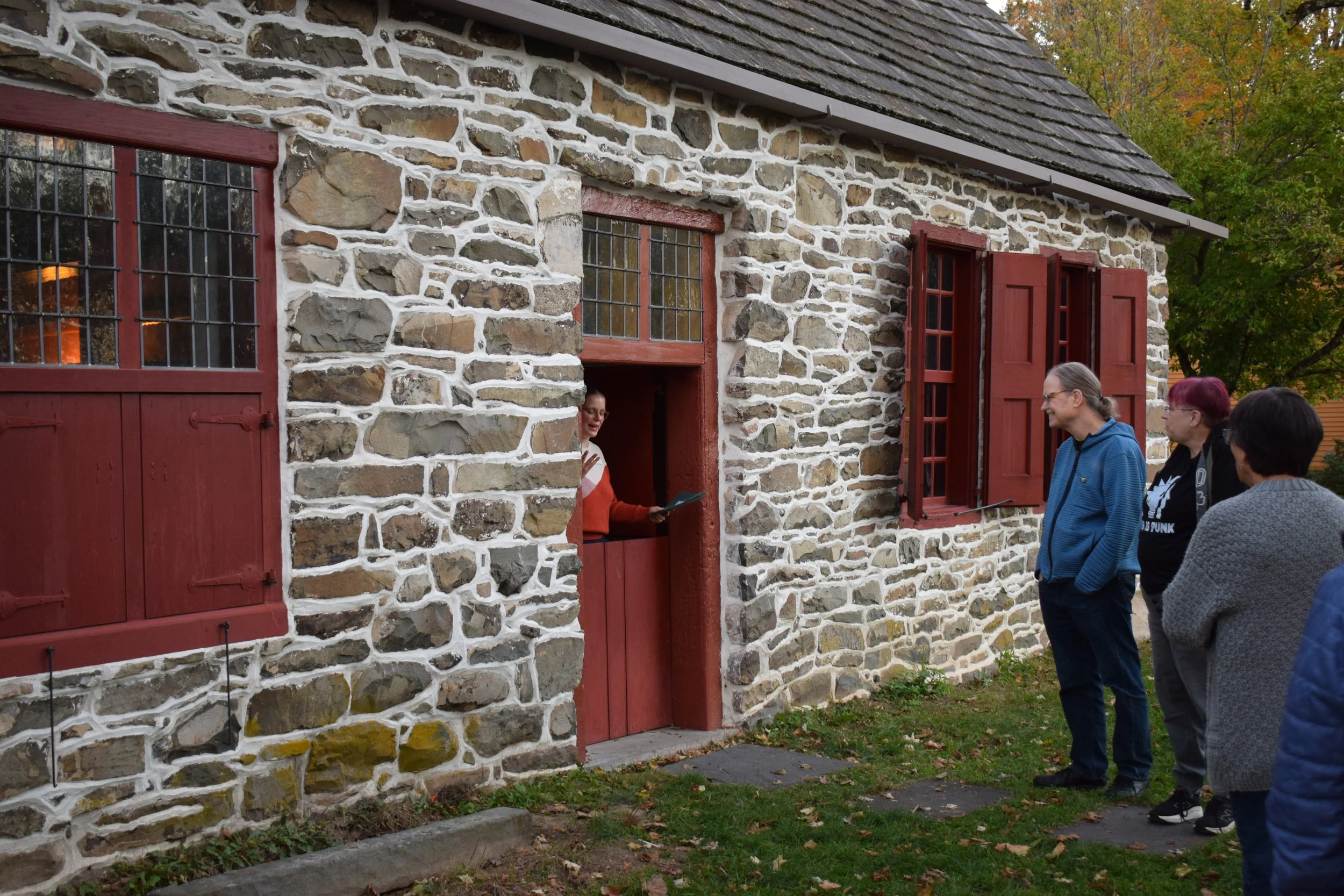 "The Pursuit of Happiness: The Revolution Along Huguenot Street," a guided tour featuring the Daniel Hasbrouck House 