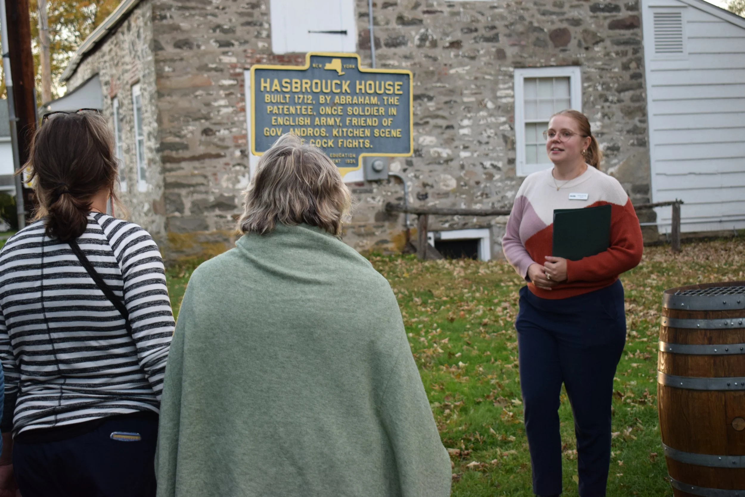 "The Pursuit of Happiness: The Revolution Along Huguenot Street," a guided tour featuring the Daniel Hasbrouck House  