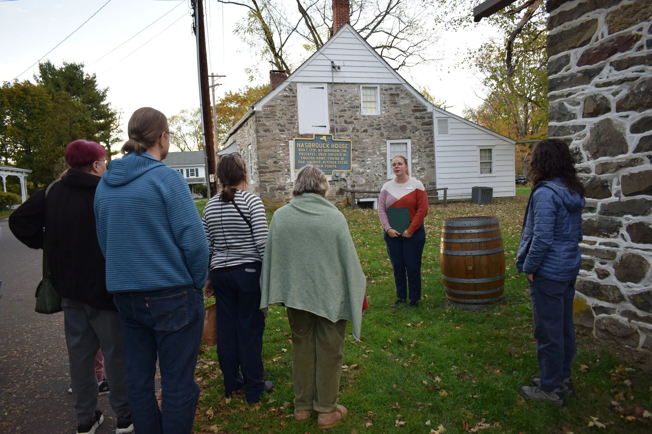 "The Pursuit of Happiness: The Revolution Along Huguenot Street," a guided tour featuring the Daniel Hasbrouck House 