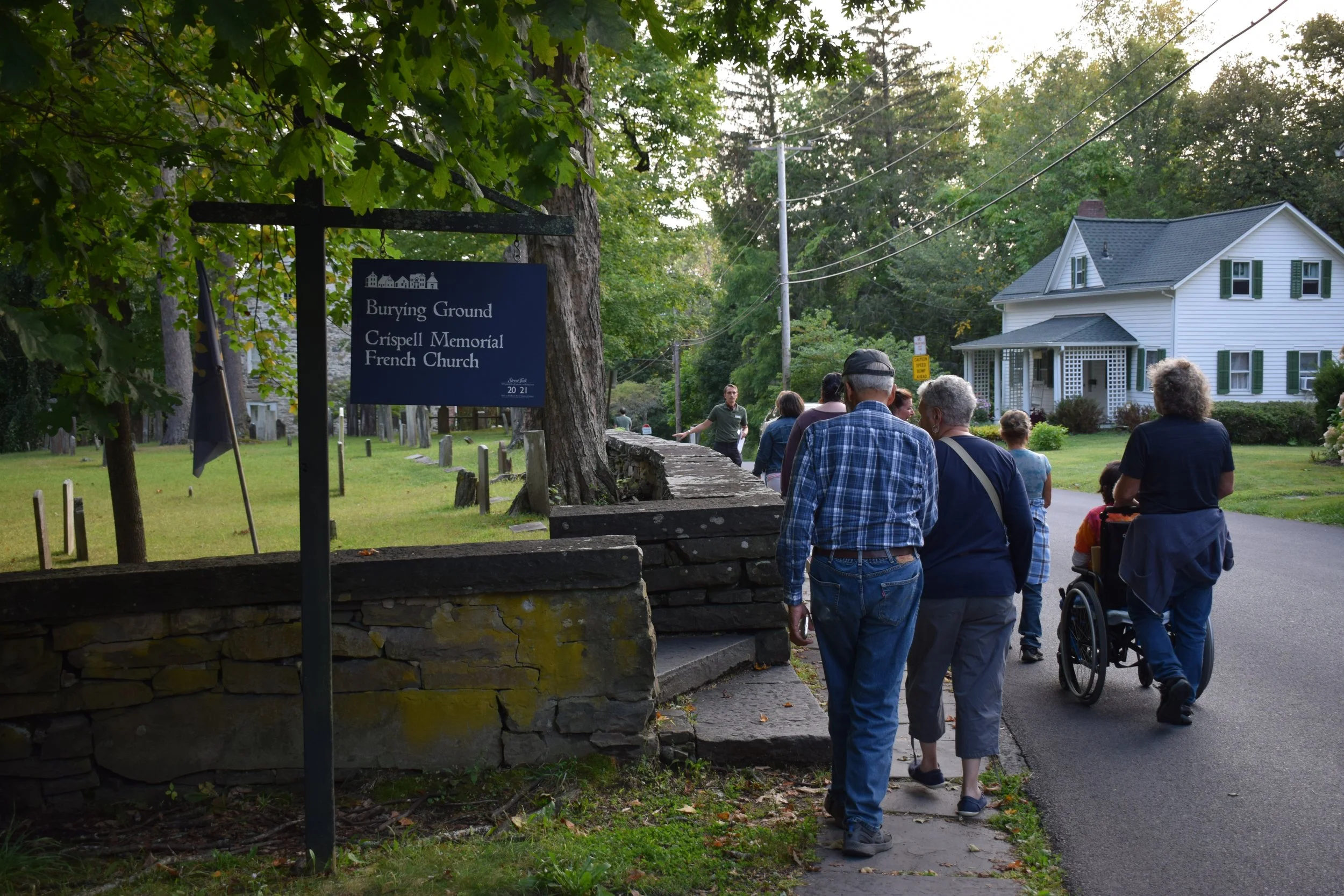 "Or Give Me Death: An (Educational) Tour of the Historic Burying Ground," led by HHS's Tours &amp; Interpretation Coordinator, Zack Veith