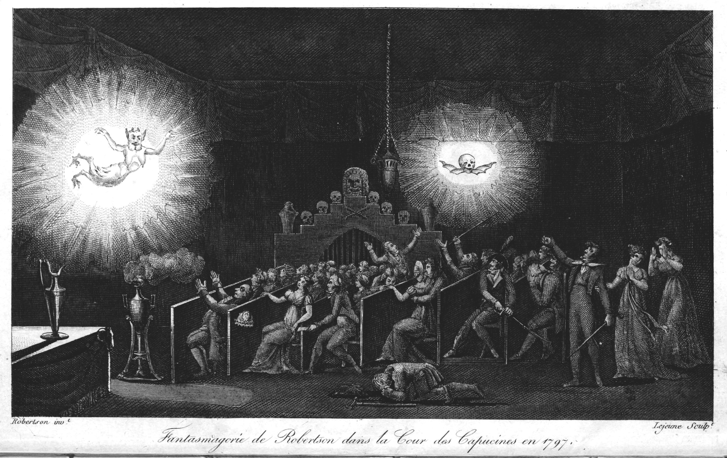 Elliott and Schlemowitz’s "Phantasmagoria," a magic lantern show