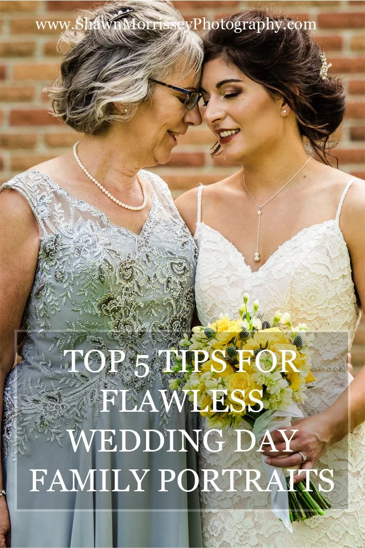 Top 5 Tips For Flawless Wedding Day Family Portraits - Grand Forks | Fargo Wedding Photographer Shawn Morrissey Photography
