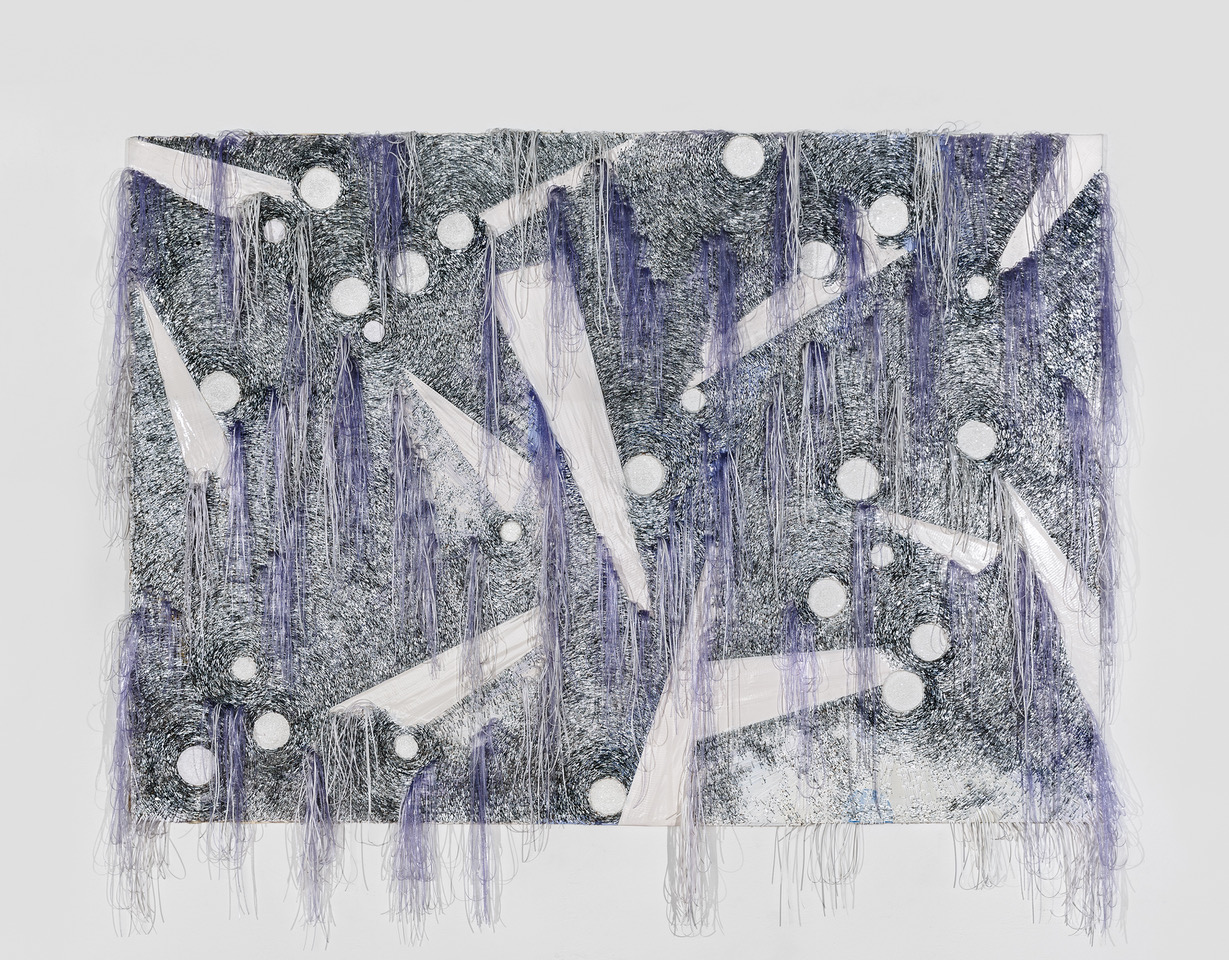 Starry Night , mixed media, 52 x 73”
