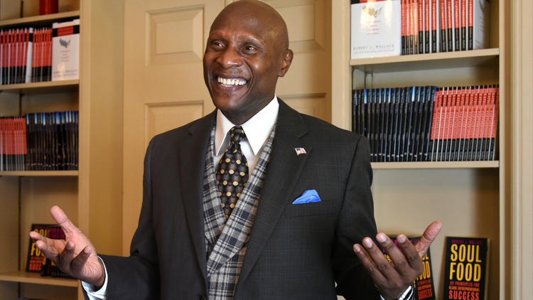 Baltimore, MD-10/14/15 - Robert L. Wallace, 59, CEO of Bithenergy Inc., at his Mount Vernon headquarters. Bithenergy was recently recognized by the Initiative for a Competitive Inner City (ICIC) as the fastest growing inner city business in the United States. Amy Davis/Baltimore Sun Staff Photographer (Amy Davis / Baltimore Sun)