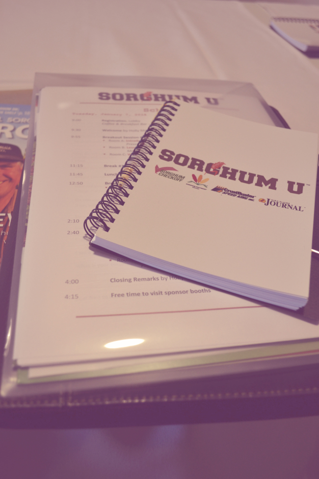 Handouts from throughout the day.