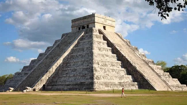 Mayan Pyramid built before the collapse of the Classic Maya Civilization; Source:  www.ncdc.noaa.gov