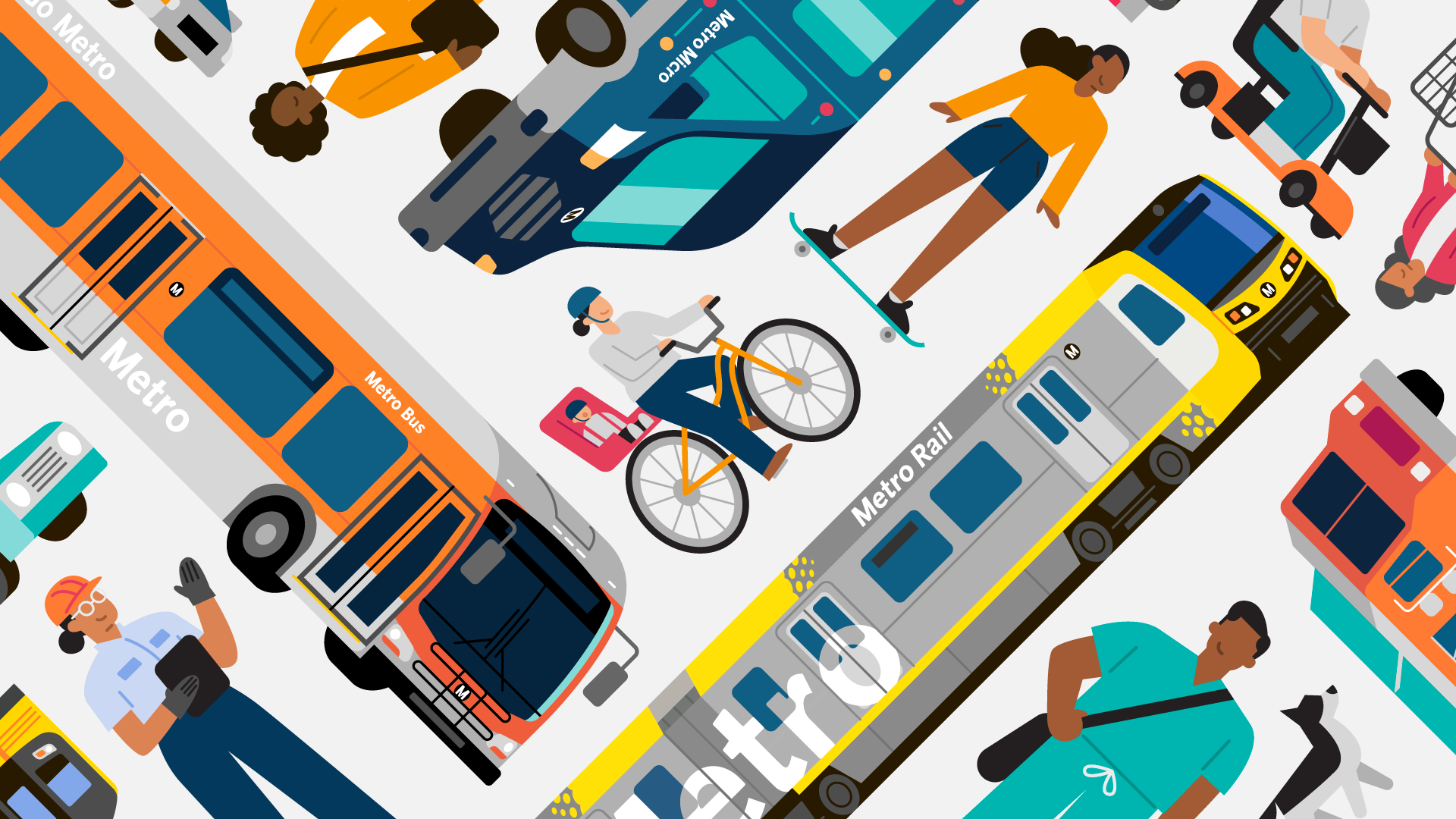 LA Metro: Visual Assets Library — Down the Street Designs