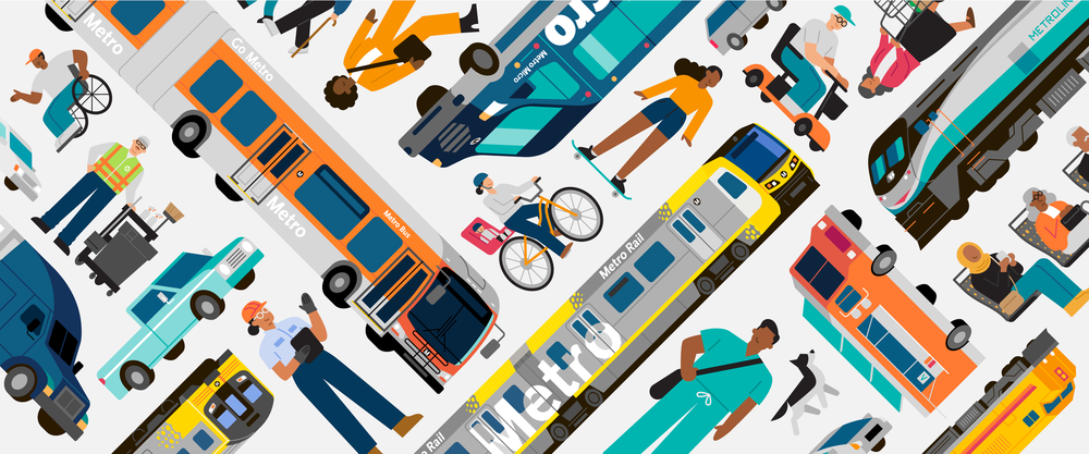 LA Metro: Visual Assets Library — Down the Street Designs