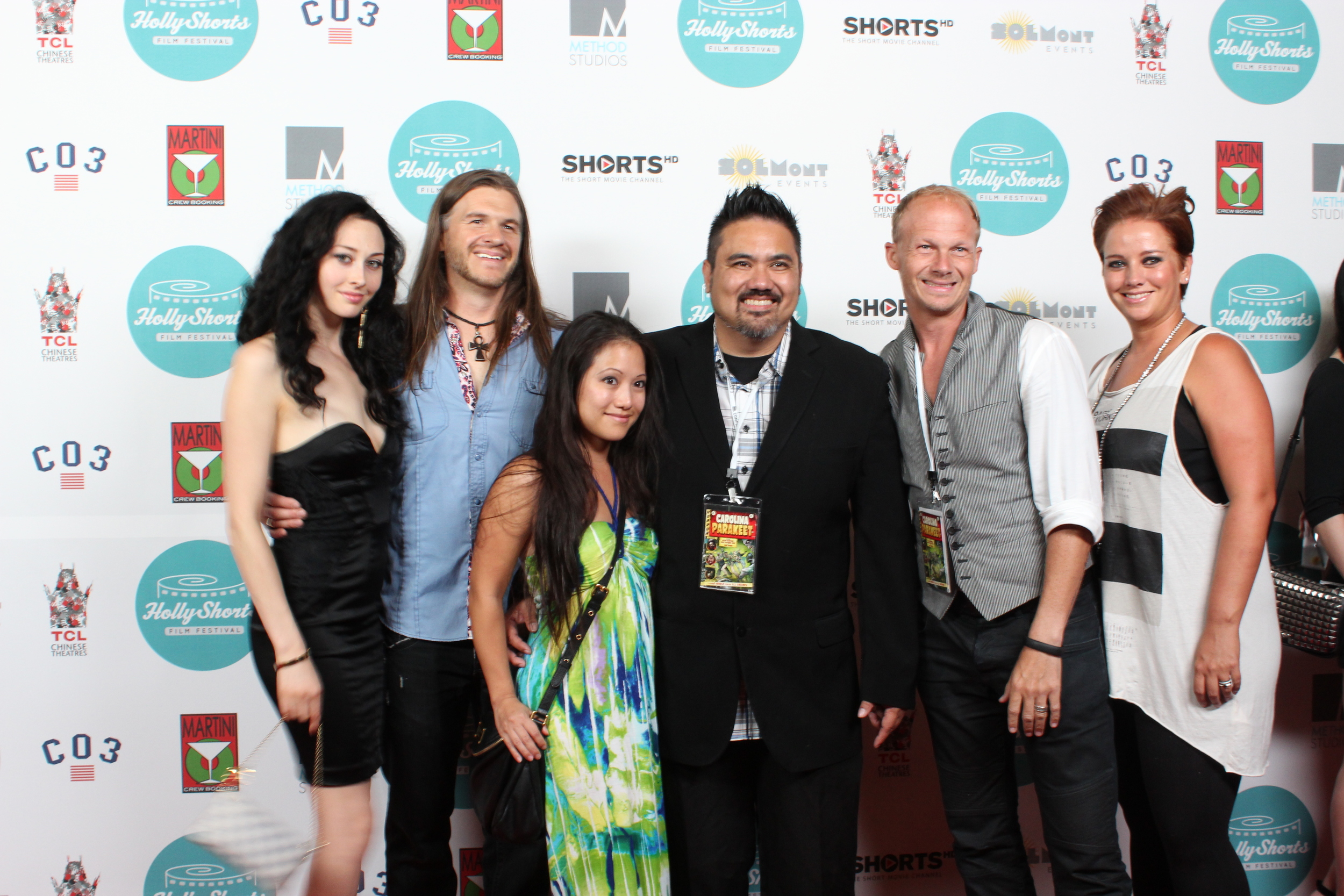 Lead actress Kaley Victoria Rose, DP Thor Wixom, Cat To, writer/director AJ Briones, Producer Tefft Smith II and Amber Godinez-Smith