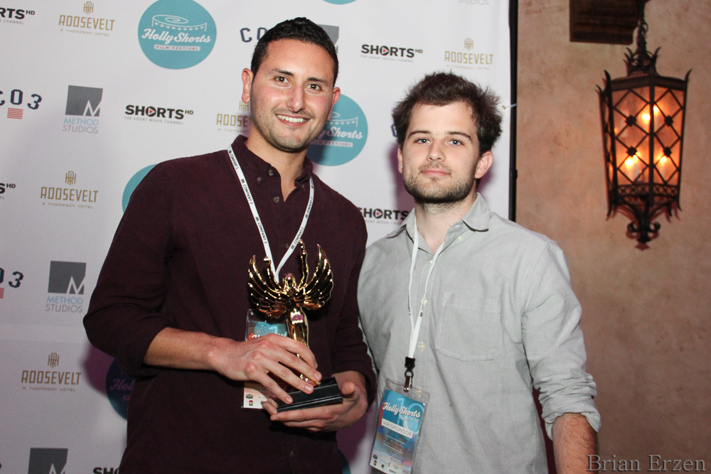 HollyShorts 2014 Horror short winner Drudge with Jack Davis, CEO of The Crypt App