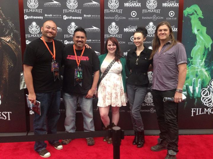 Producer/VFX Supervisor Nate Hopkins, writer/director AJ Briones, Actor Sara Spink, Actor Kaley Victoria Rose and DP Thor Wixom at FilmQuest 2014