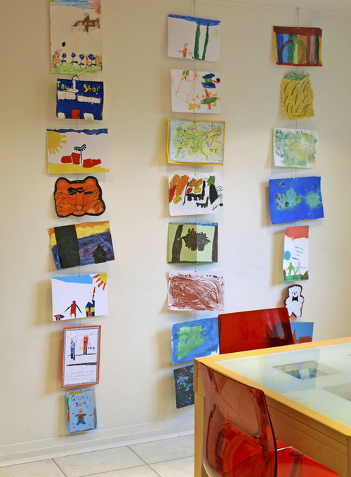 Art Gallery Display  Classroom art display, Art display kids, Art board  display