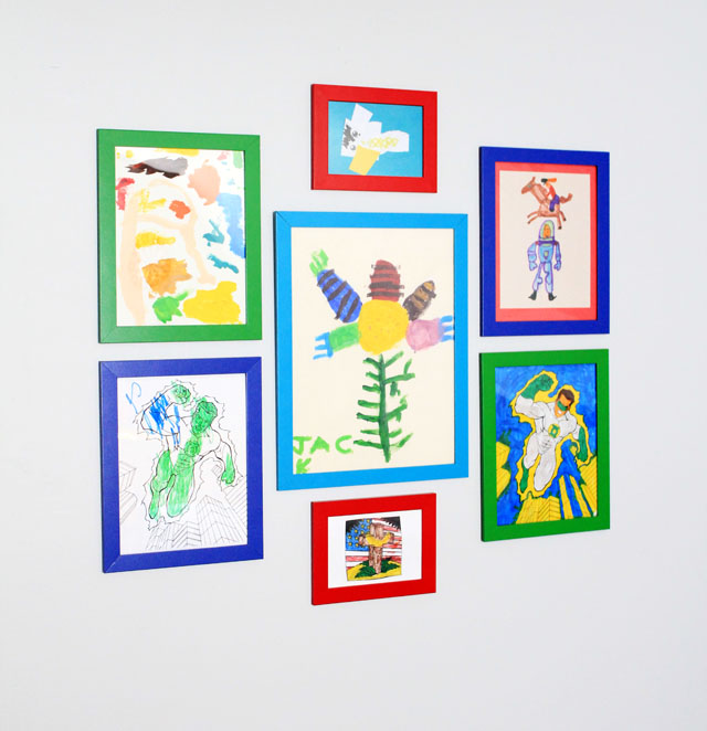 Display Kids' Artwork on a Poster