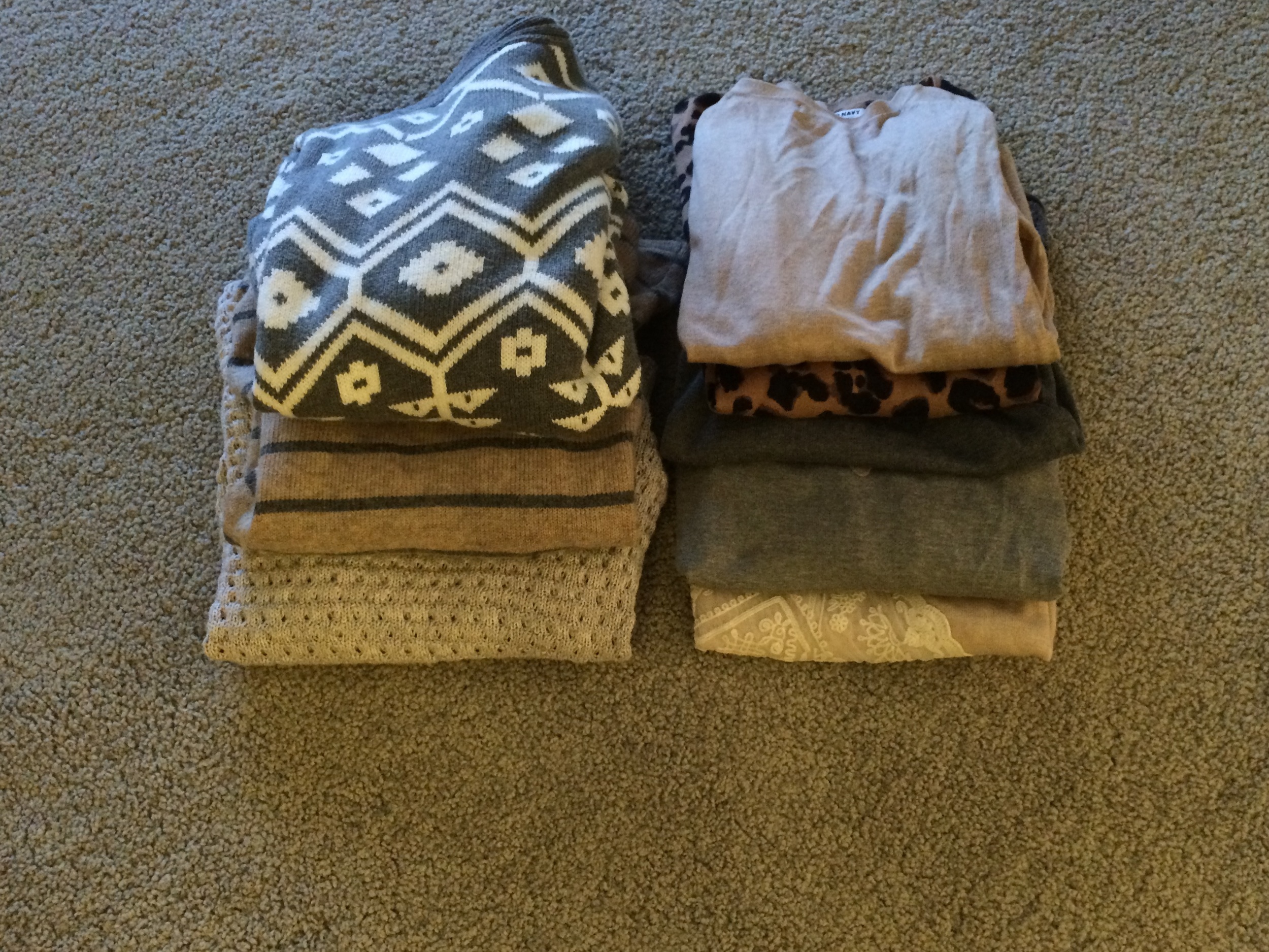 Sweaters and knit shirts