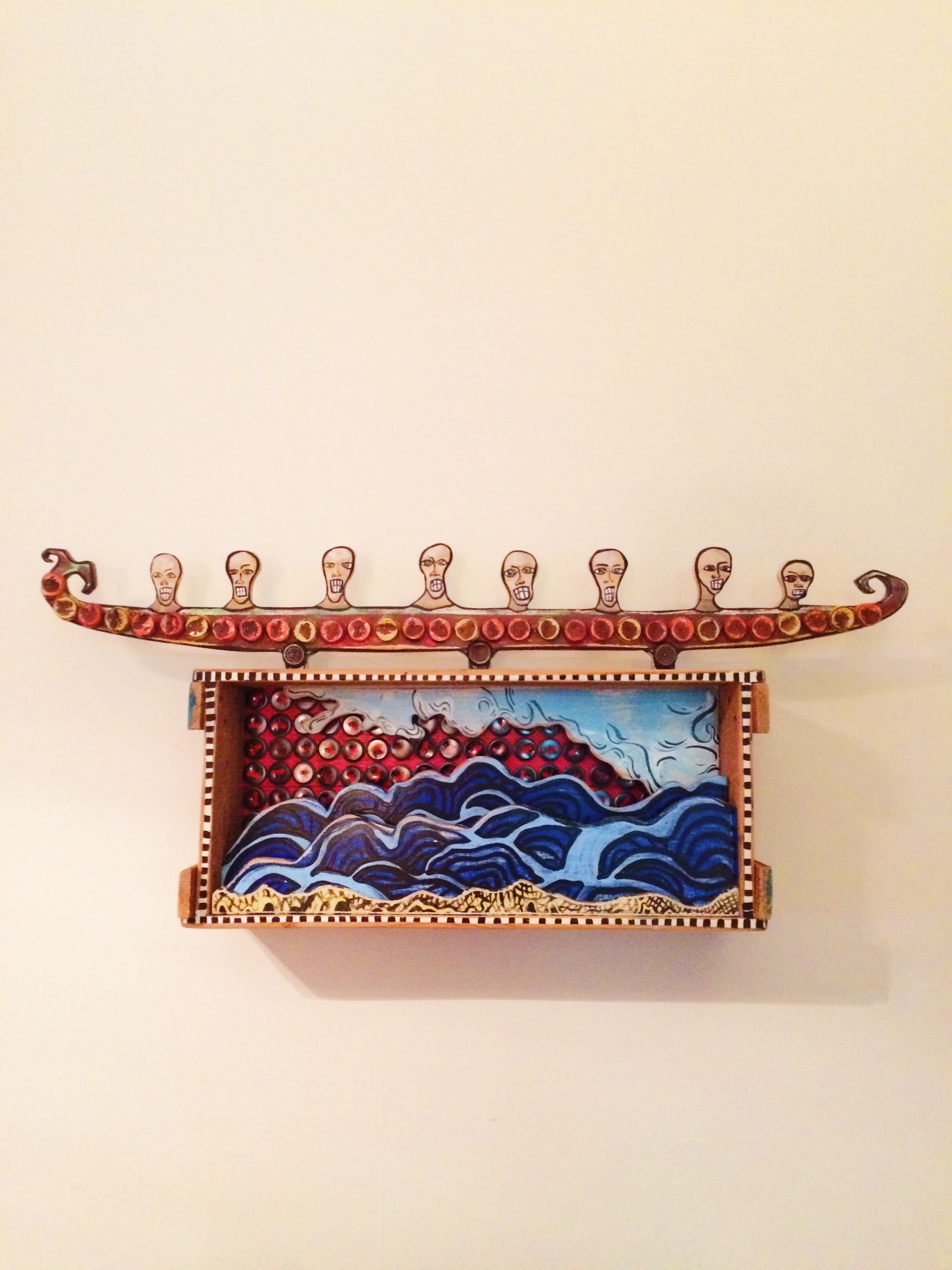 Megan's favorite piece of art. Mixed media by Ryan Blair