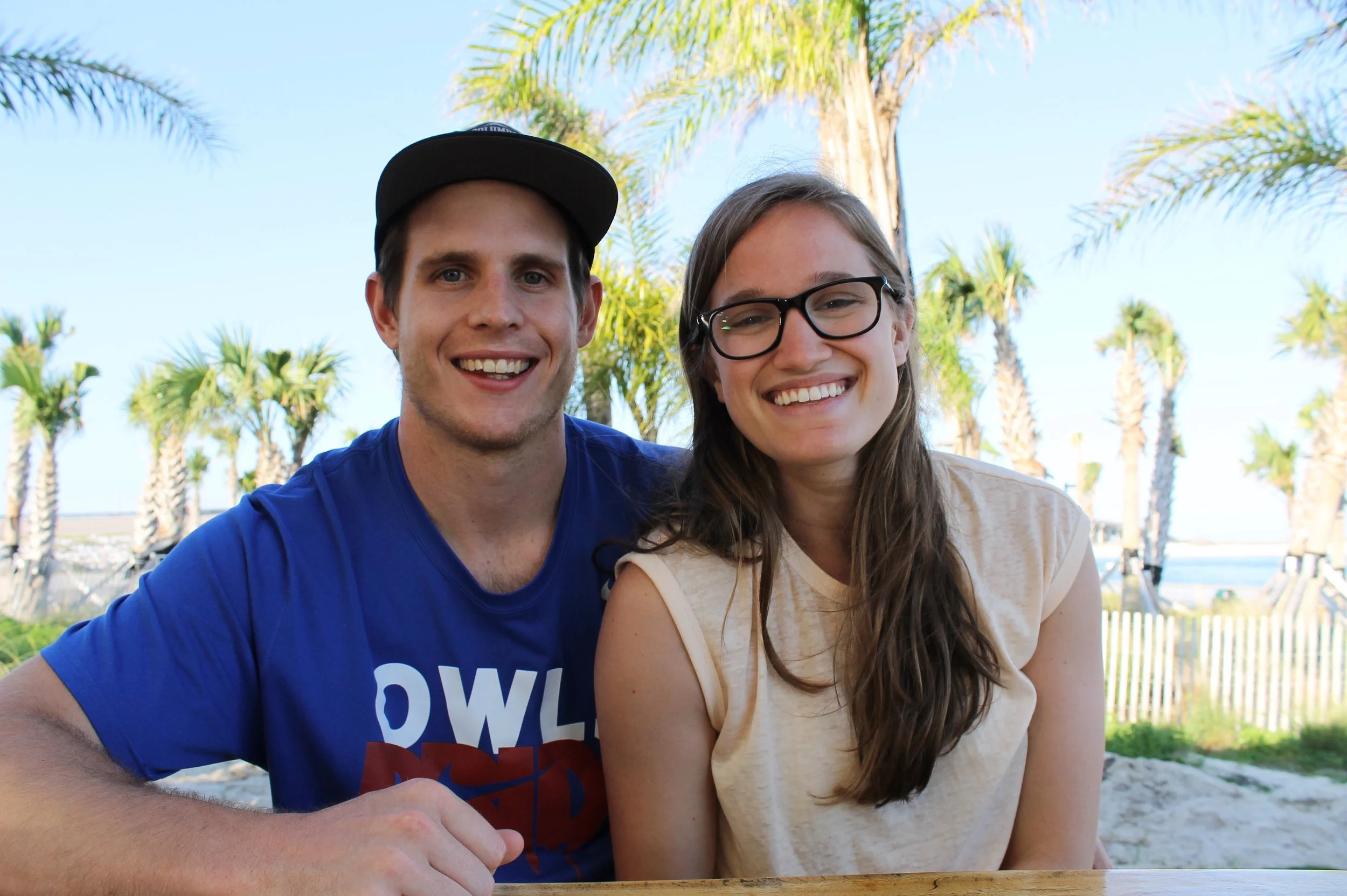 Allie and her husband Taylor. 