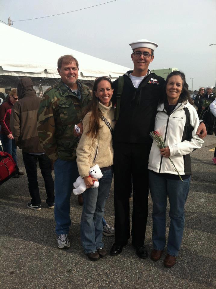 Erin & her family. 